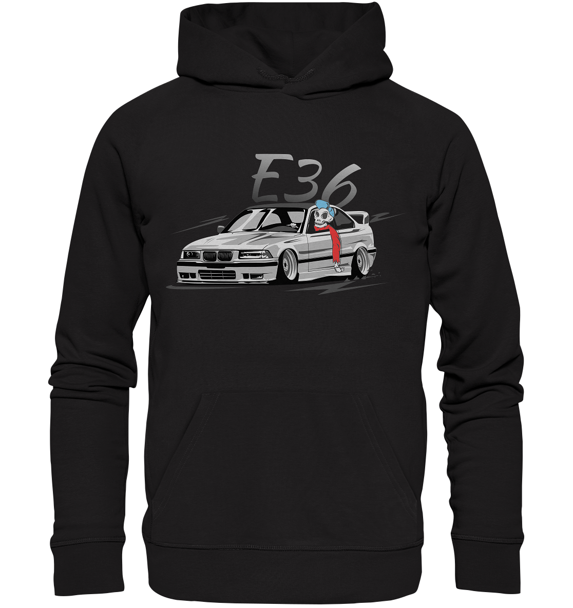 BGKE36SKULLHD - Organic Hoodie