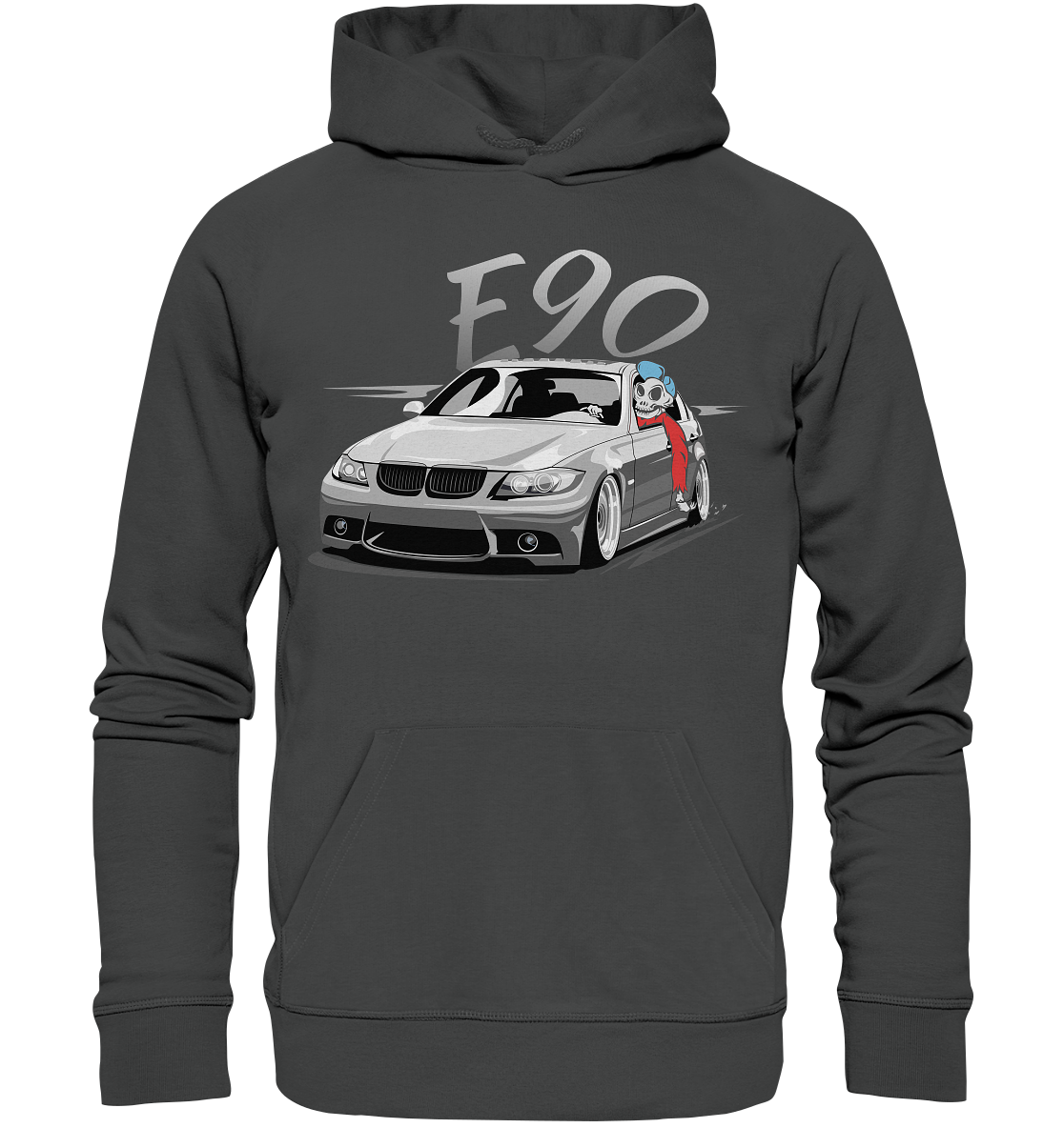 BGKE90SKULLHD - Organic Hoodie