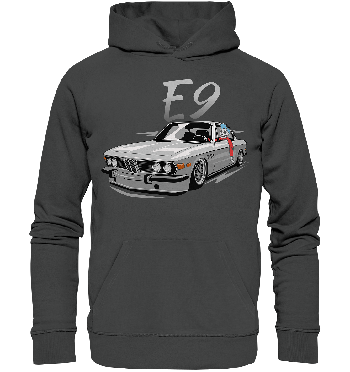 BGKE9SKULLHD - Organic Hoodie