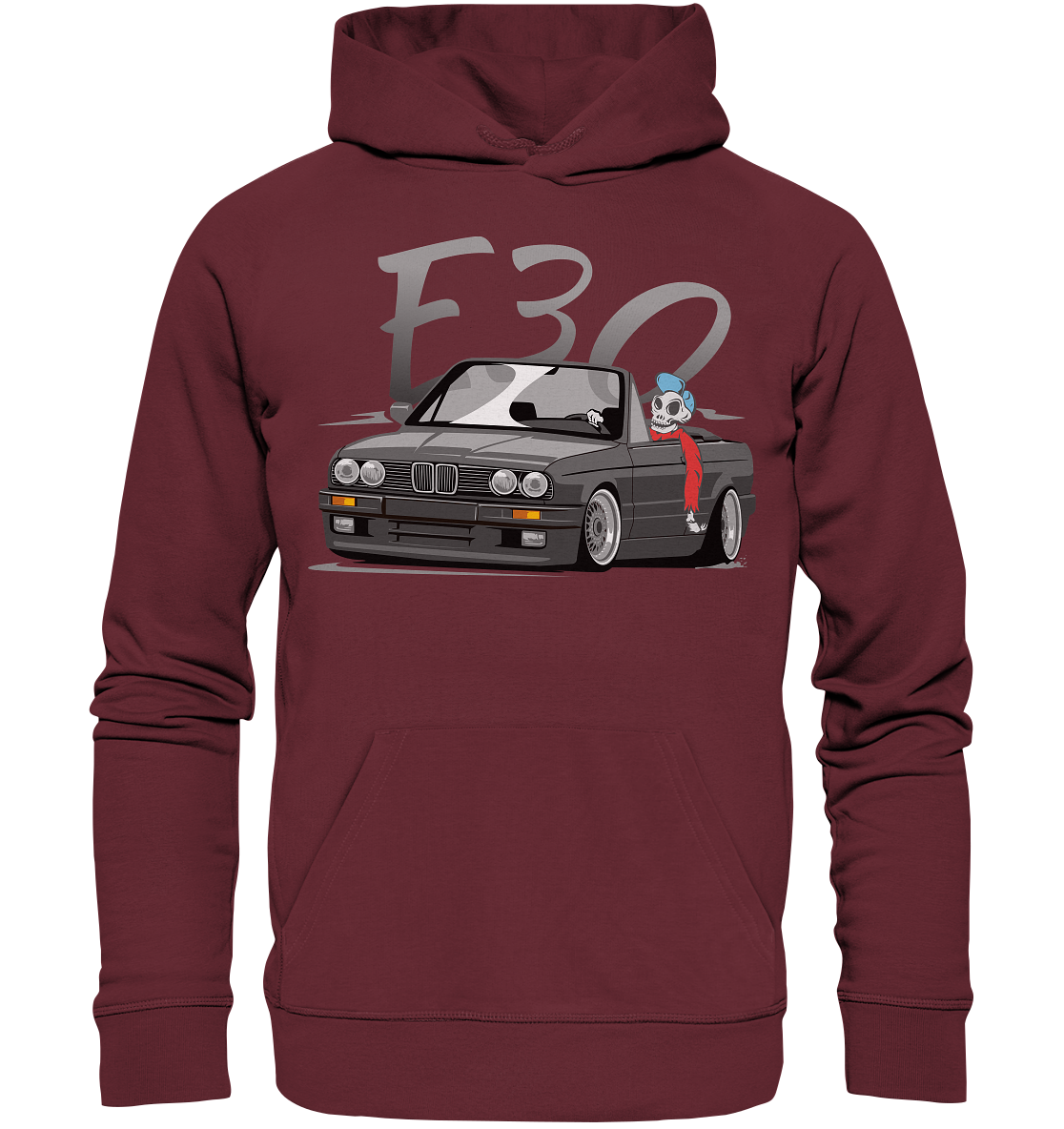 BGKE30CSKULLHD - Organic Hoodie