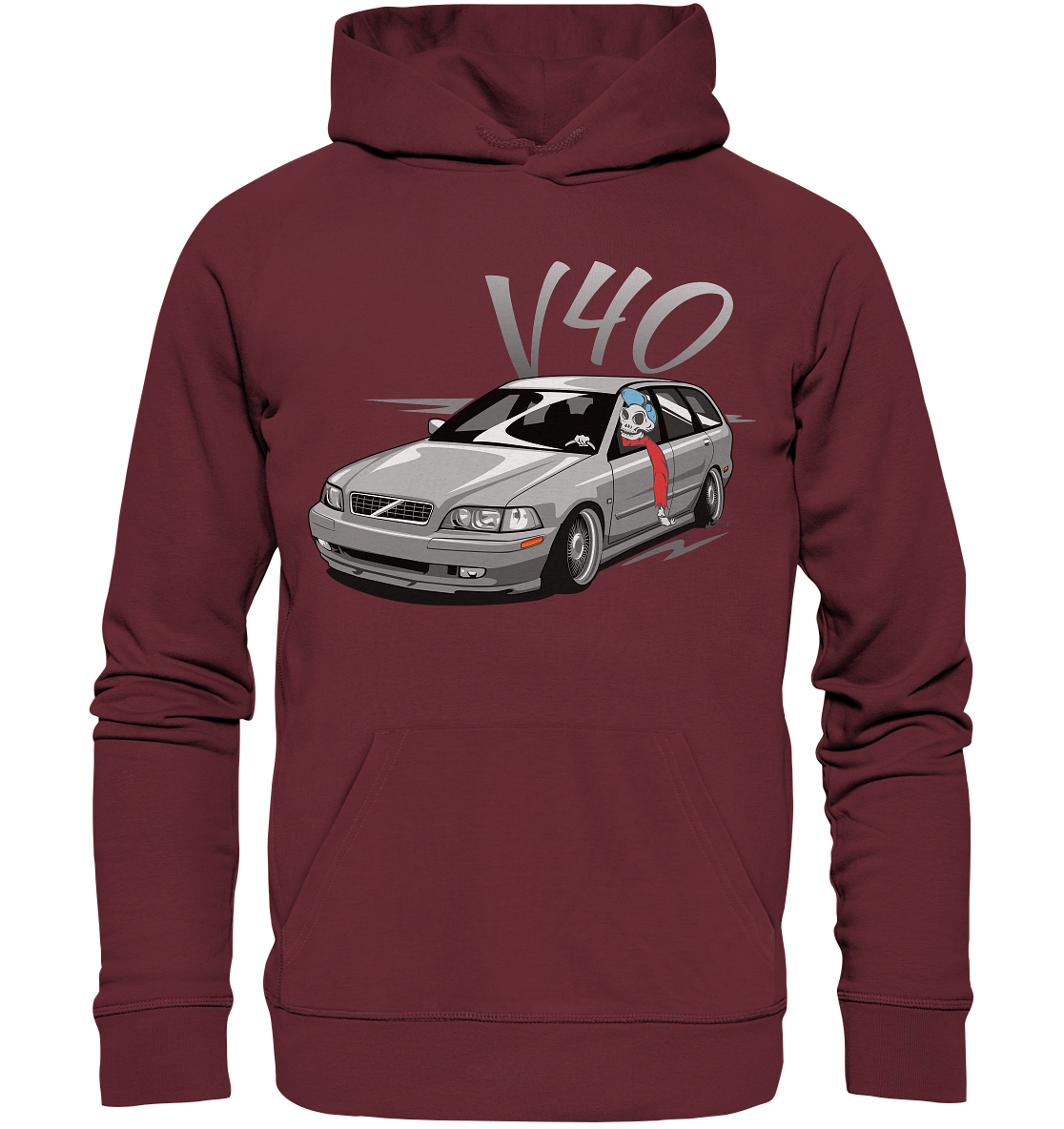 VGKV40SKULLHD - Organic Hoodie