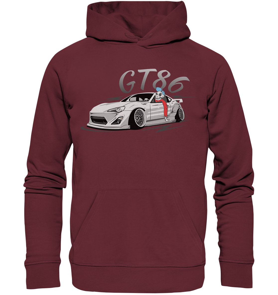 TGKGT86SKULLHD - Organic Hoodie