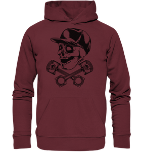 ALLG_SkullKolbenHD - Organic Hoodie