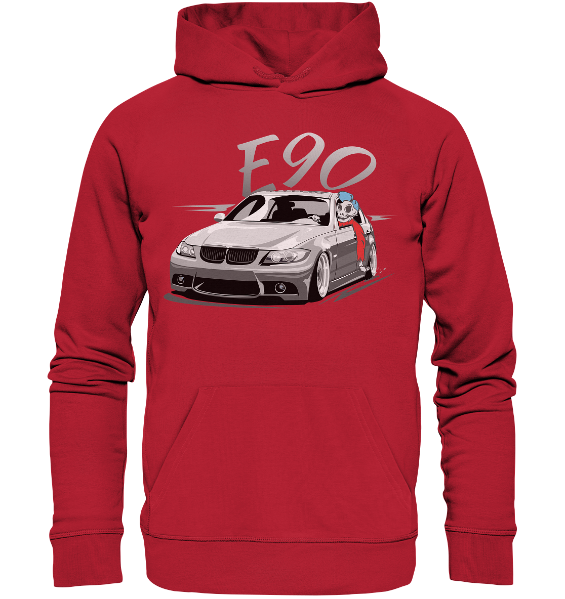 BGKE90SKULLHD - Organic Hoodie