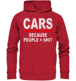 Lade das Bild in den Galerie-Viewer, ALLG_CarsBecauseShitHD - Organic Hoodie
