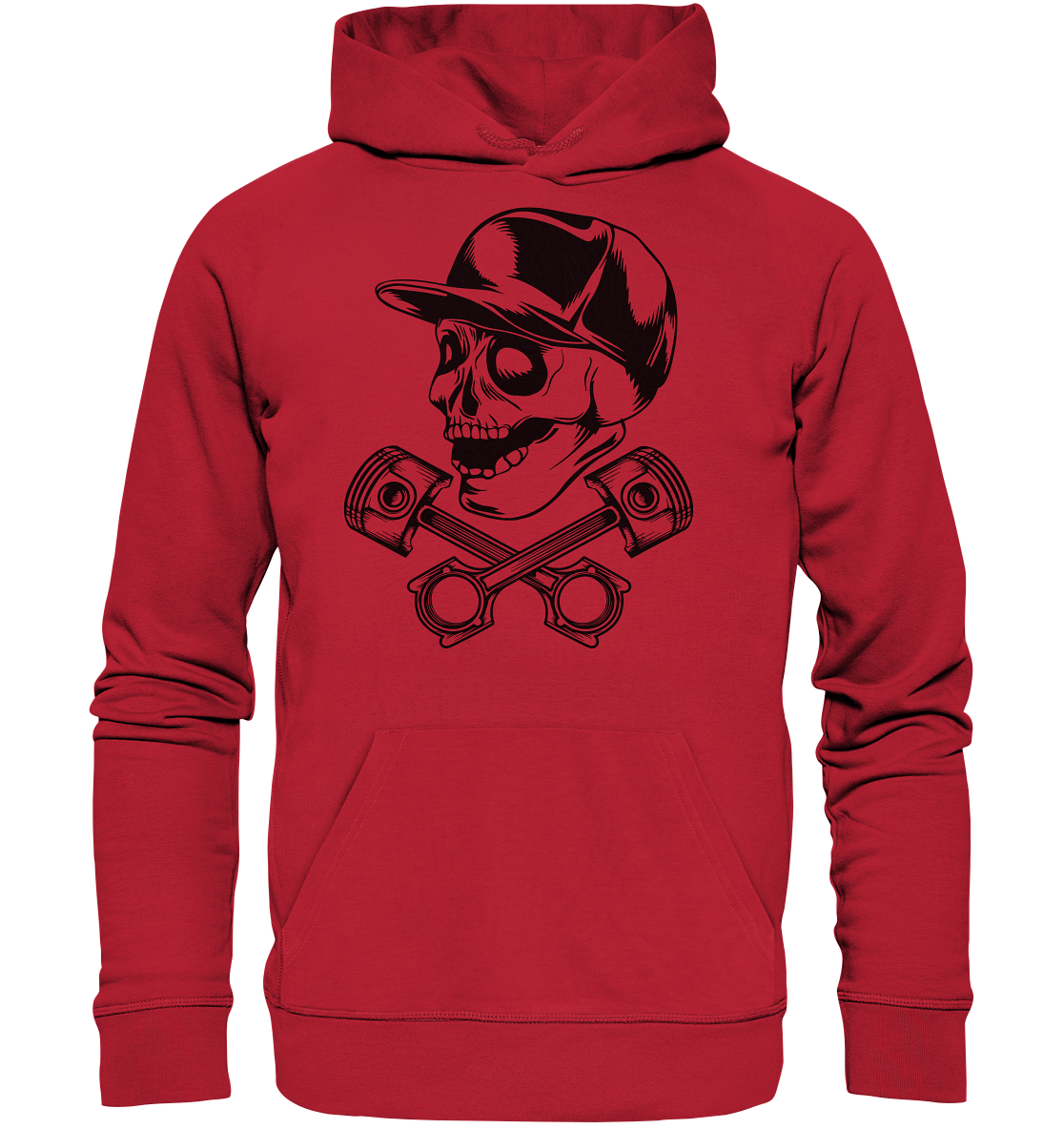 ALLG_SkullKolbenHD - Organic Hoodie