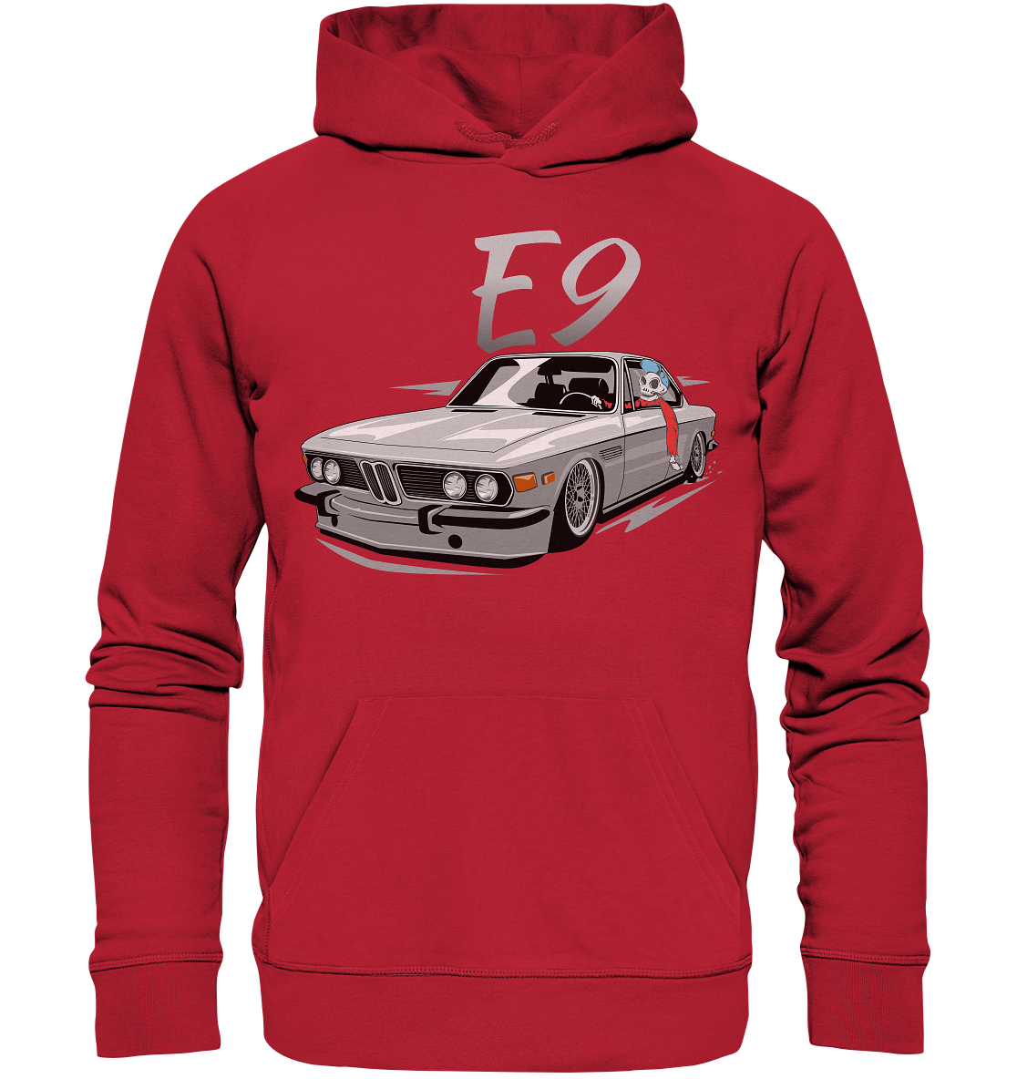 BGKE9SKULLHD - Organic Hoodie