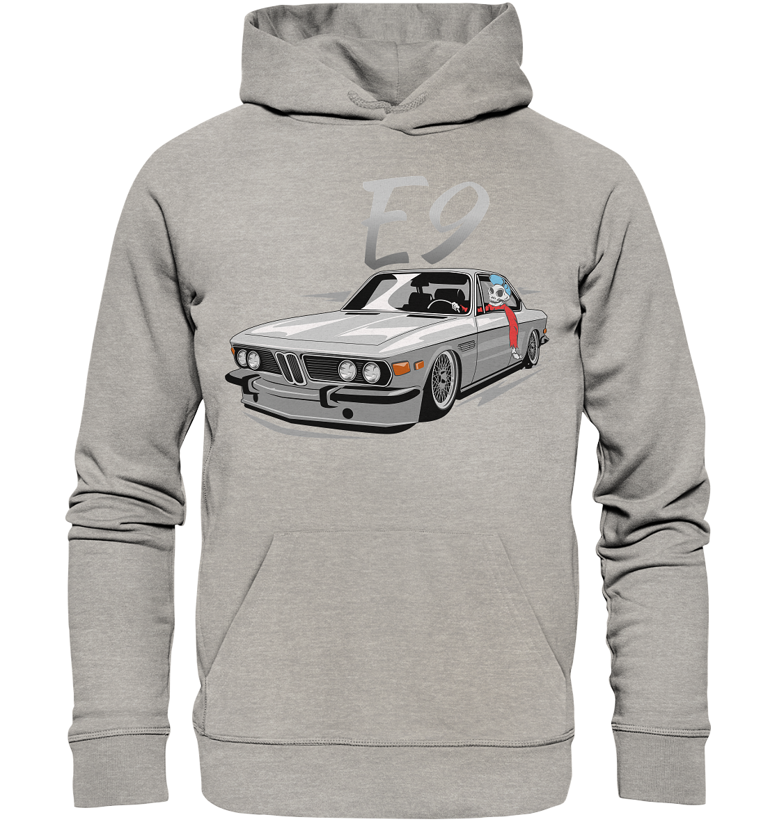 BGKE9SKULLHD - Organic Hoodie