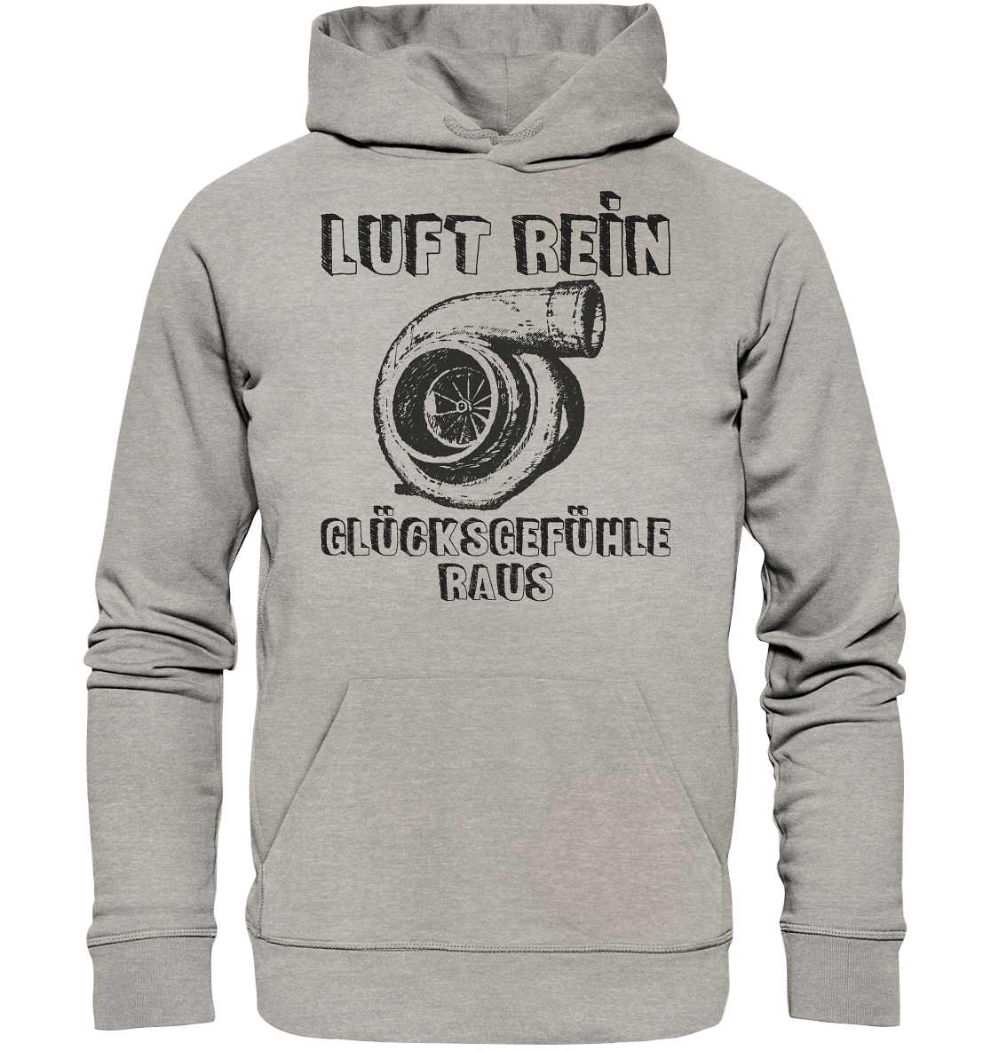 ALLG_GlücksgefühleHD - Organic Hoodie