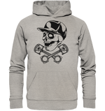 Lade das Bild in den Galerie-Viewer, ALLG_SkullKolbenHD - Organic Hoodie
