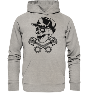 ALLG_SkullKolbenHD - Organic Hoodie