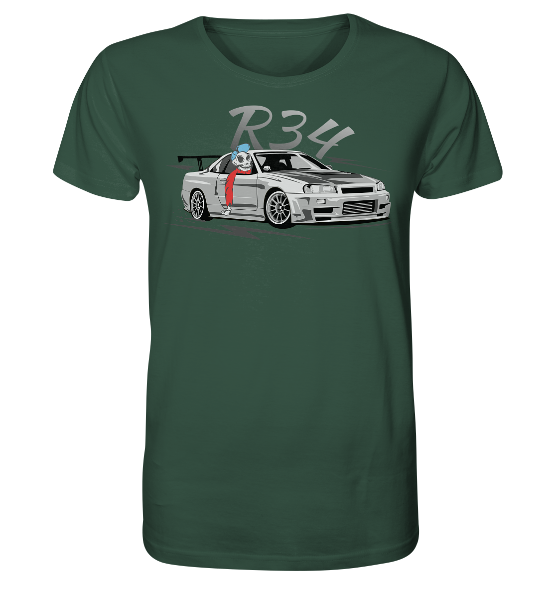 NGKGTRR34SKULL Organic Shirt