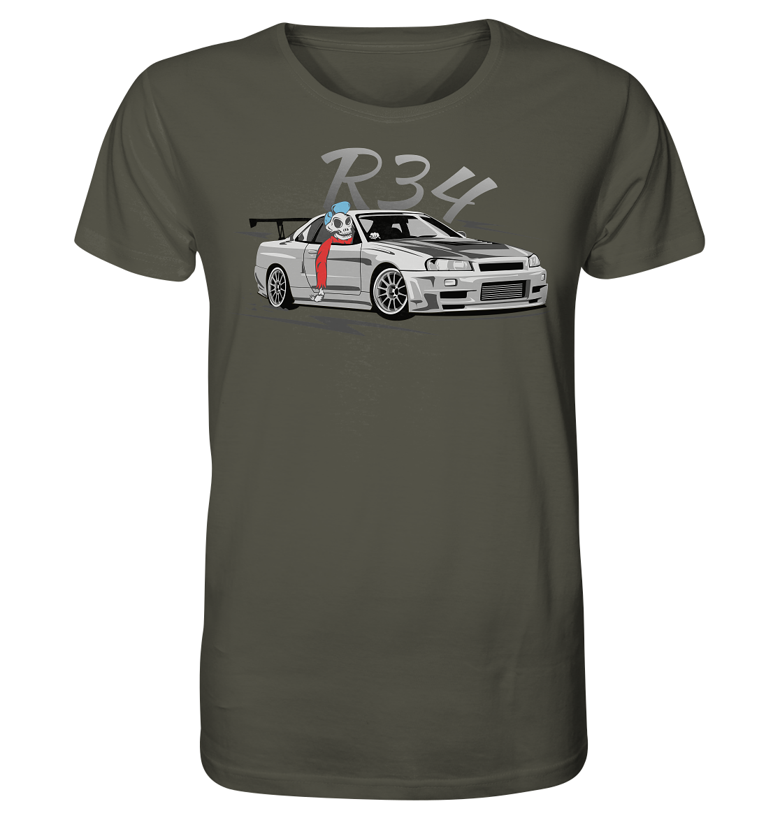 NGKGTRR34SKULL Organic Shirt