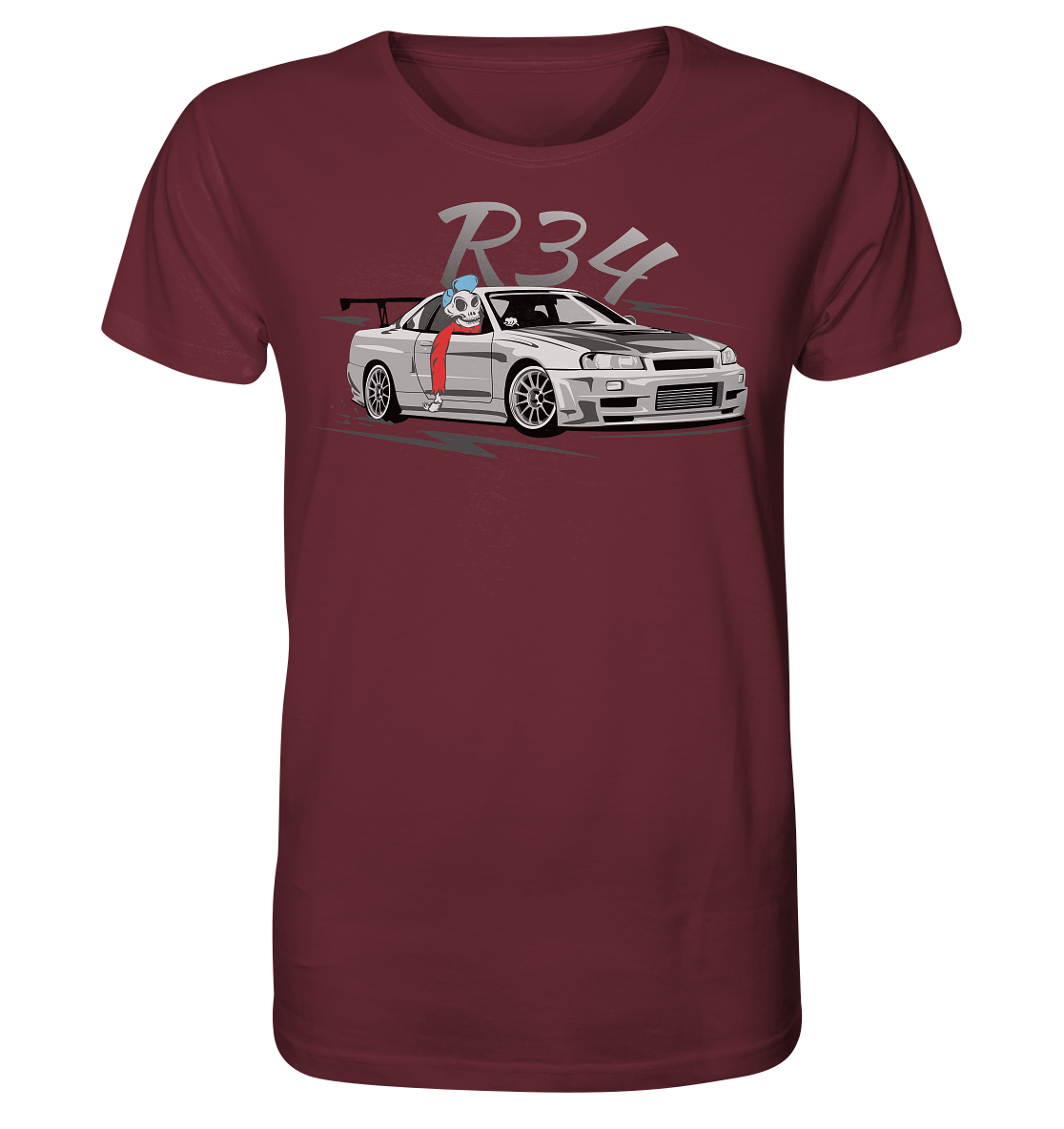 NGKGTRR34SKULL Organic Shirt