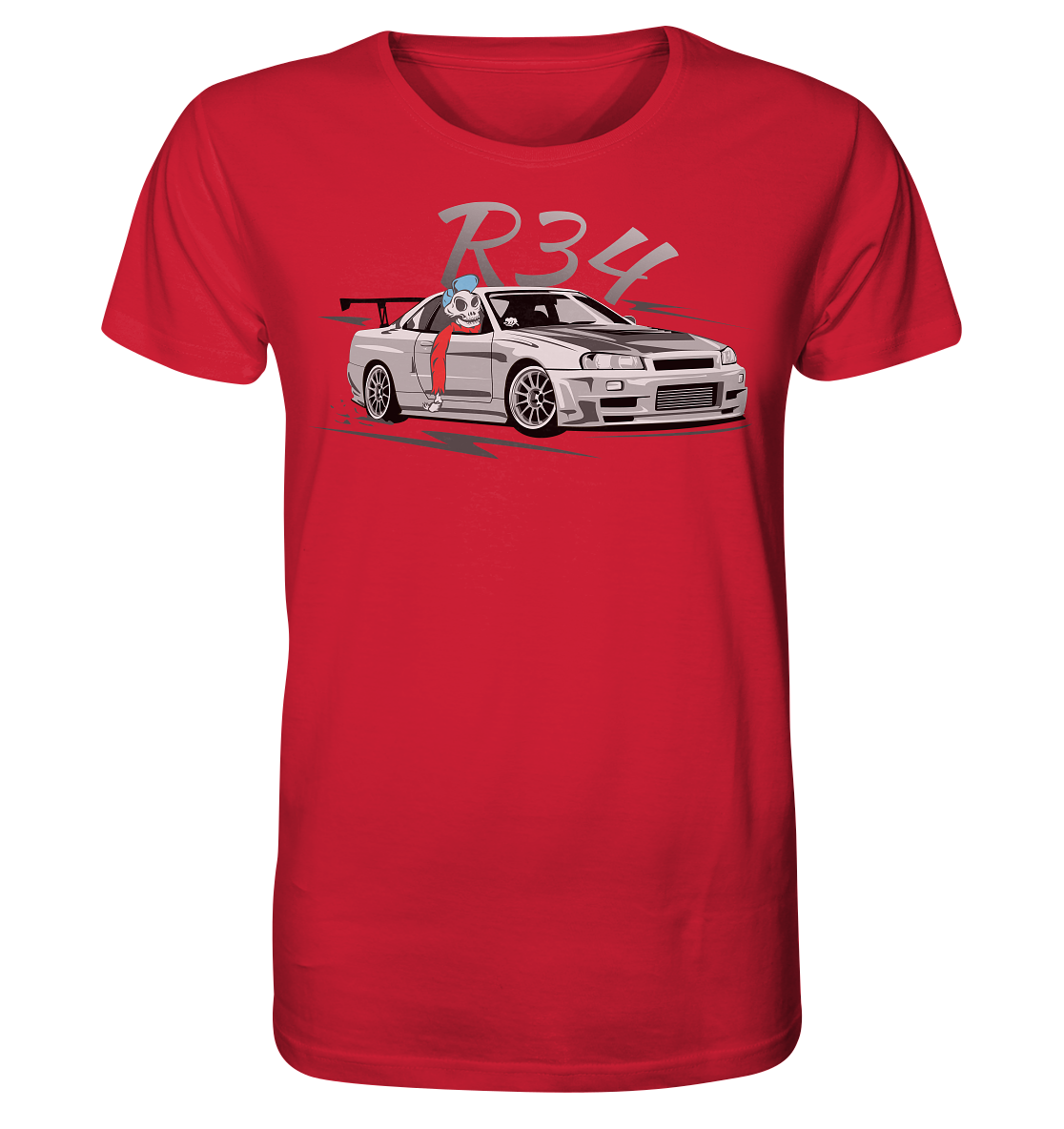 NGKGTRR34SKULL Organic Shirt