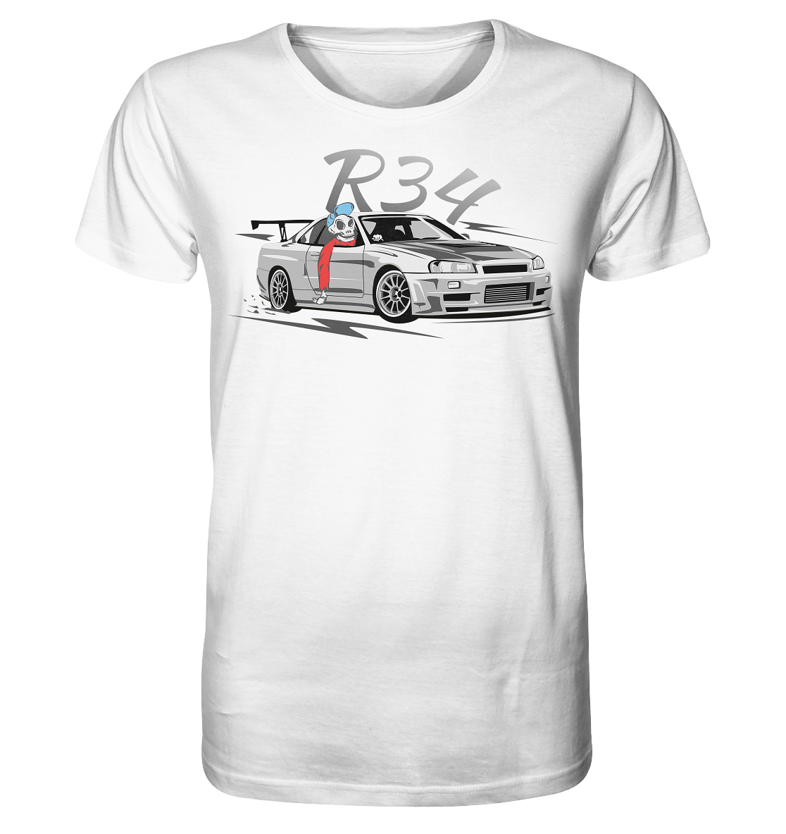 NGKGTRR34SKULL Organic Shirt