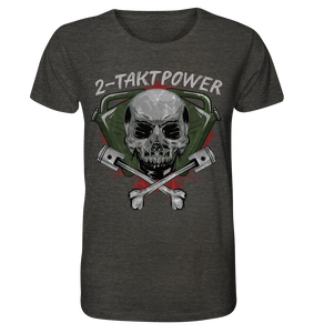 COD_zweitaktpower - Organic Shirt (meliert)