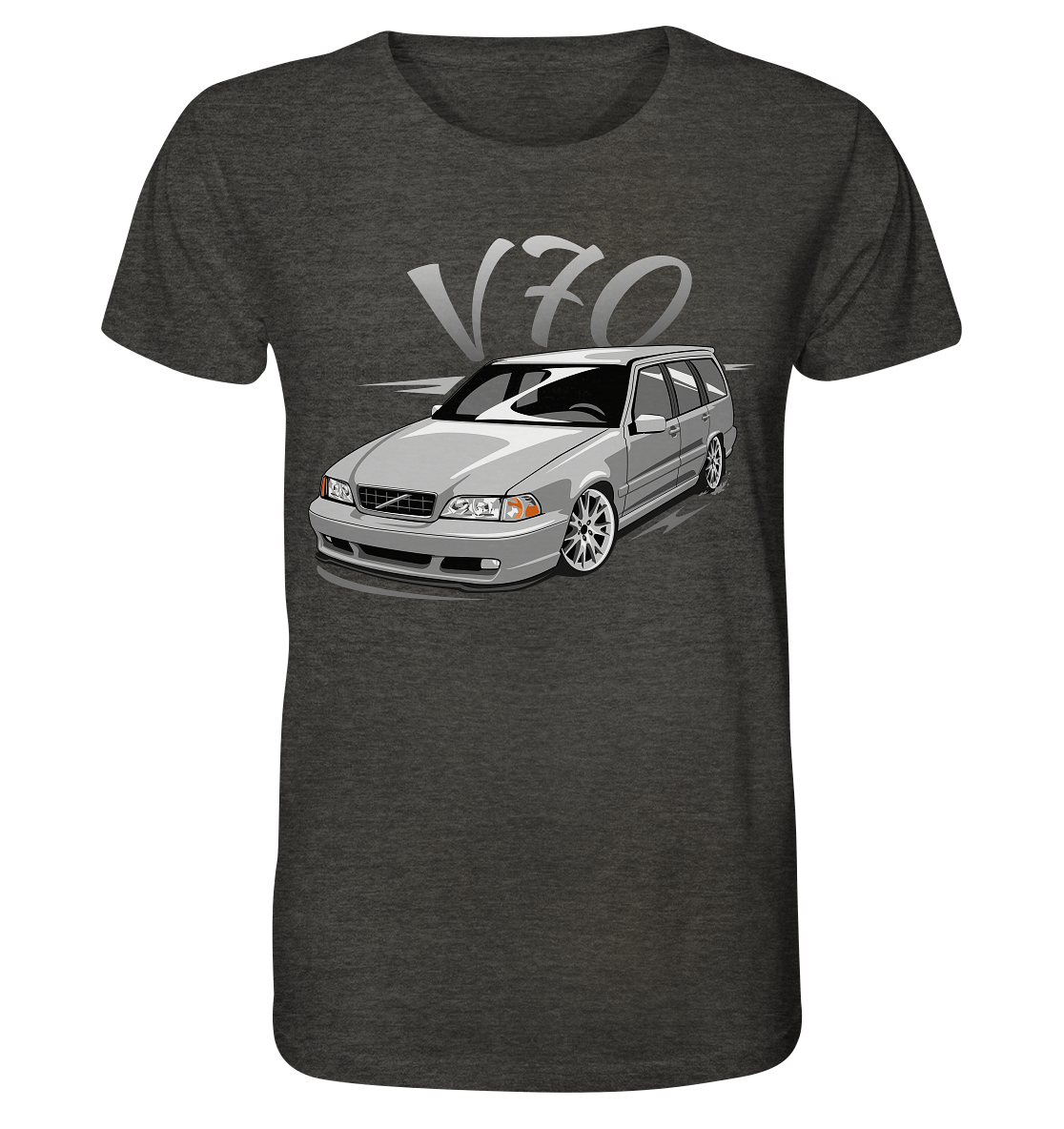 COD_VGKV70OSKULL - Organic Shirt (meliert)