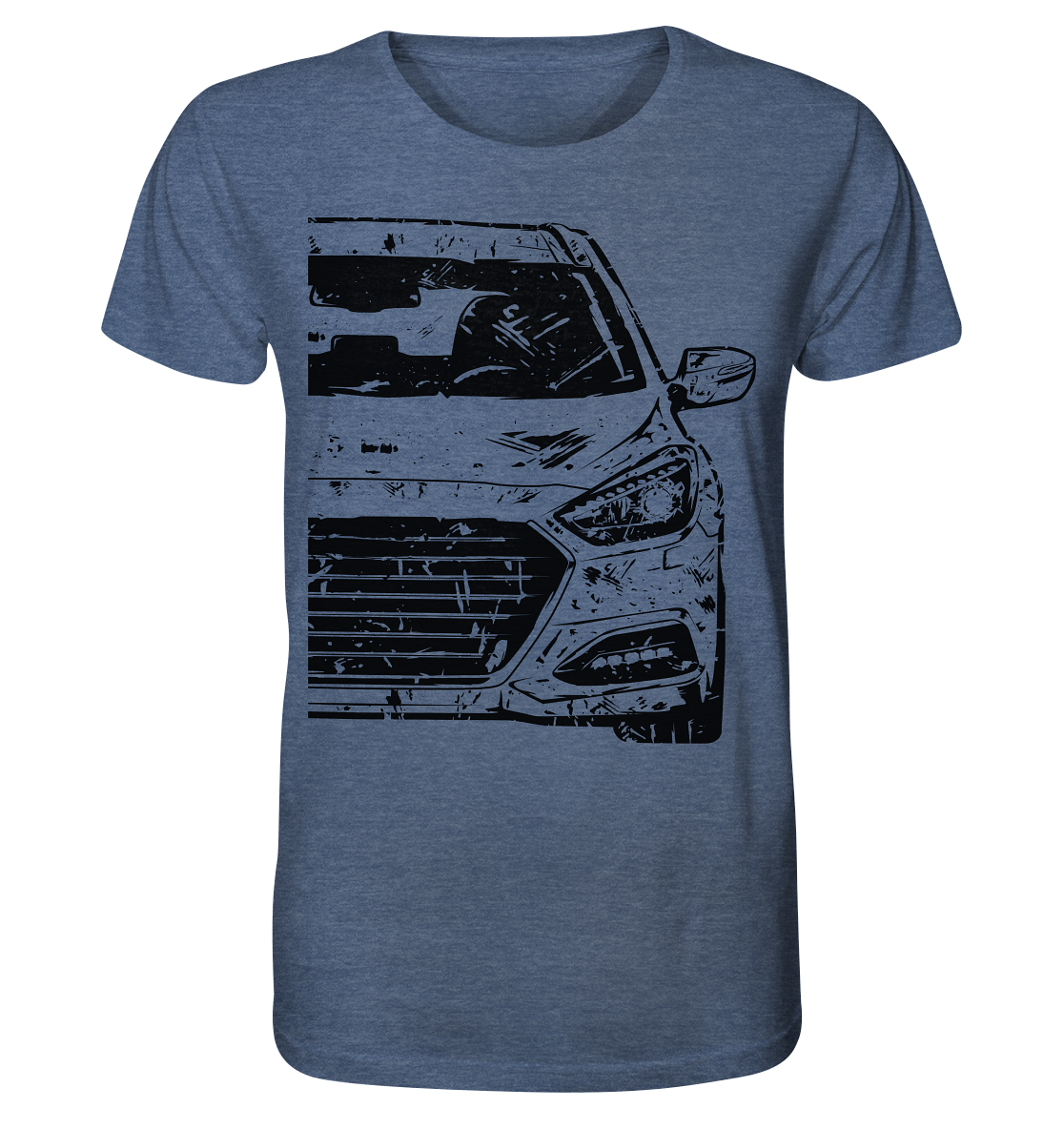 COD_HGKI40FLOLS - Organic Shirt (meliert)