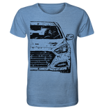 Lade das Bild in den Galerie-Viewer, COD_HGKI40FLOLS - Organic Shirt (meliert)
