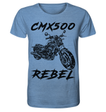 Lade das Bild in den Galerie-Viewer, COD_1HGKCMX500RDIRTY - Organic Shirt (meliert)
