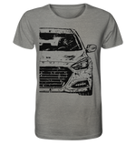 Lade das Bild in den Galerie-Viewer, COD_HGKI40FLOLS - Organic Shirt (meliert)
