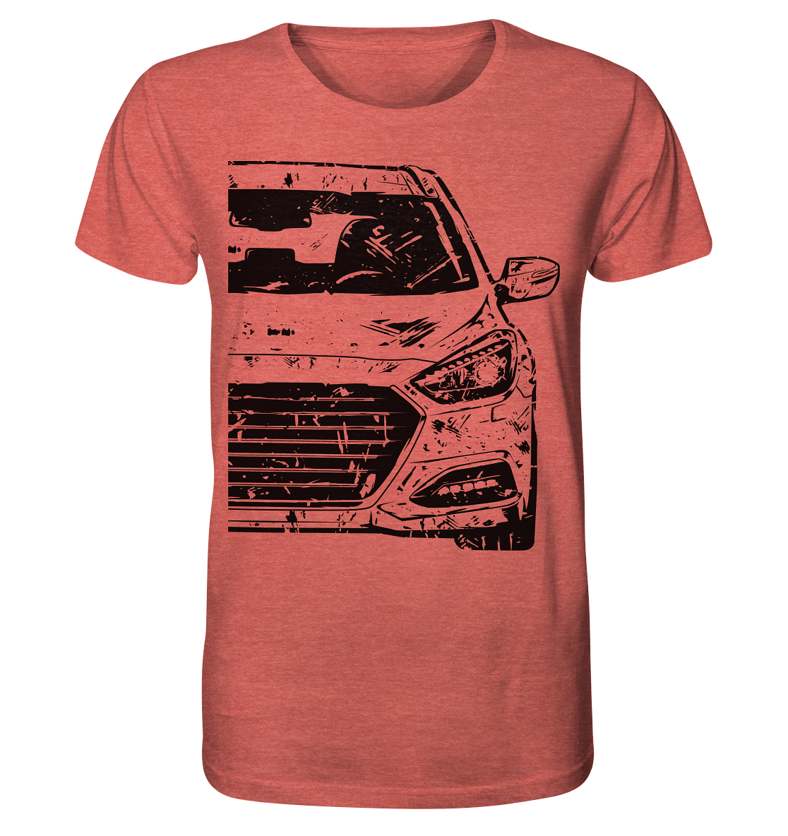 COD_HGKI40FLOLS - Organic Shirt (meliert)