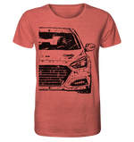 Lade das Bild in den Galerie-Viewer, COD_HGKI40FLOLS - Organic Shirt (meliert)
