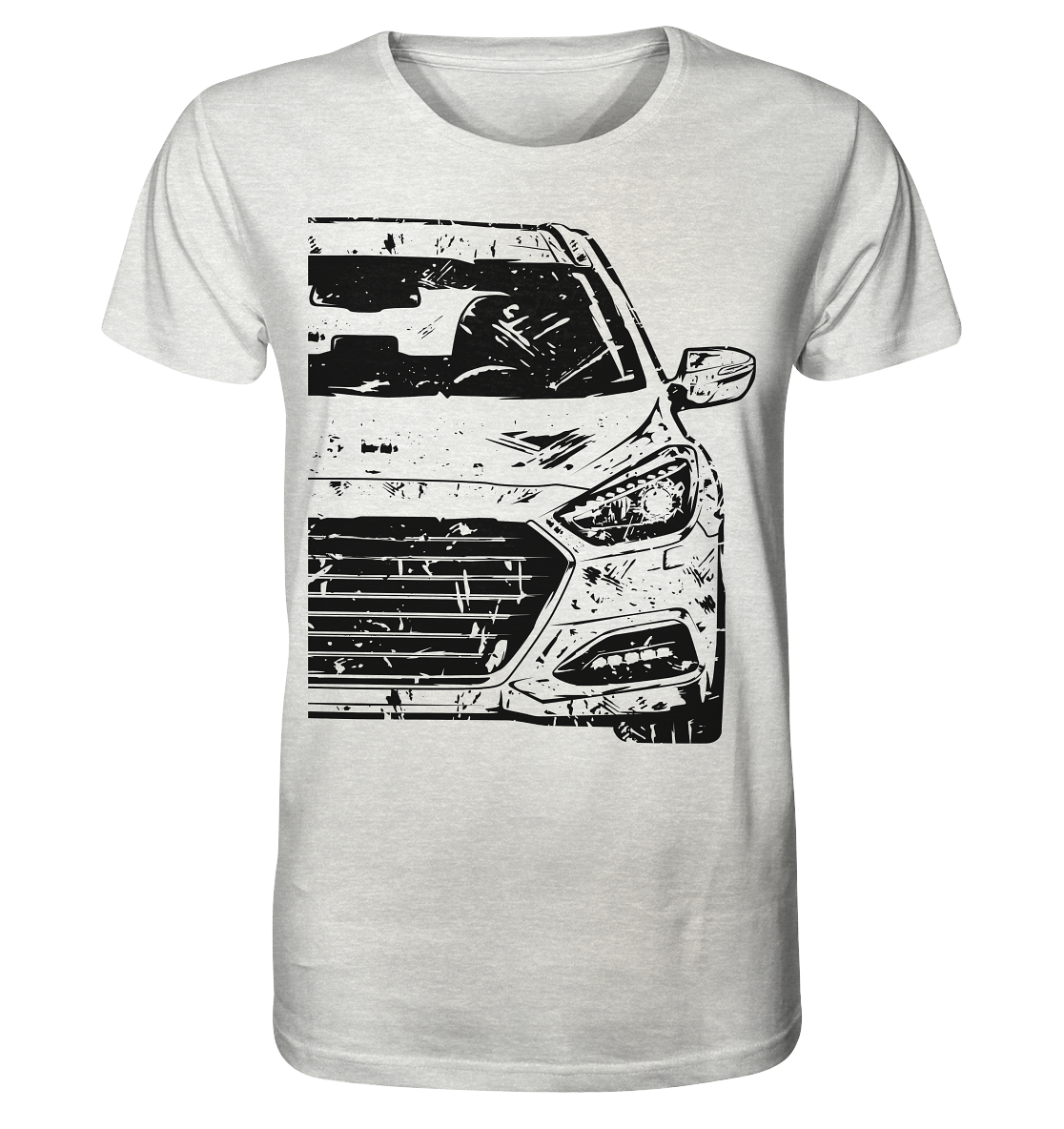 COD_HGKI40FLOLS - Organic Shirt (meliert)