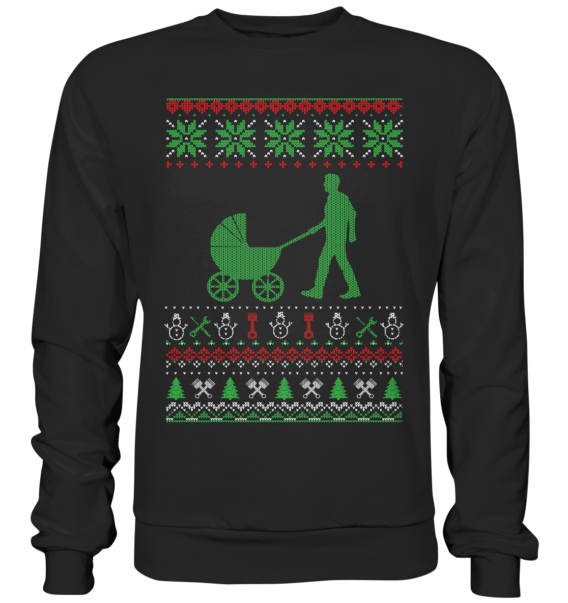 Allg_Walking Dad Ugly-Premium Sweatshirt