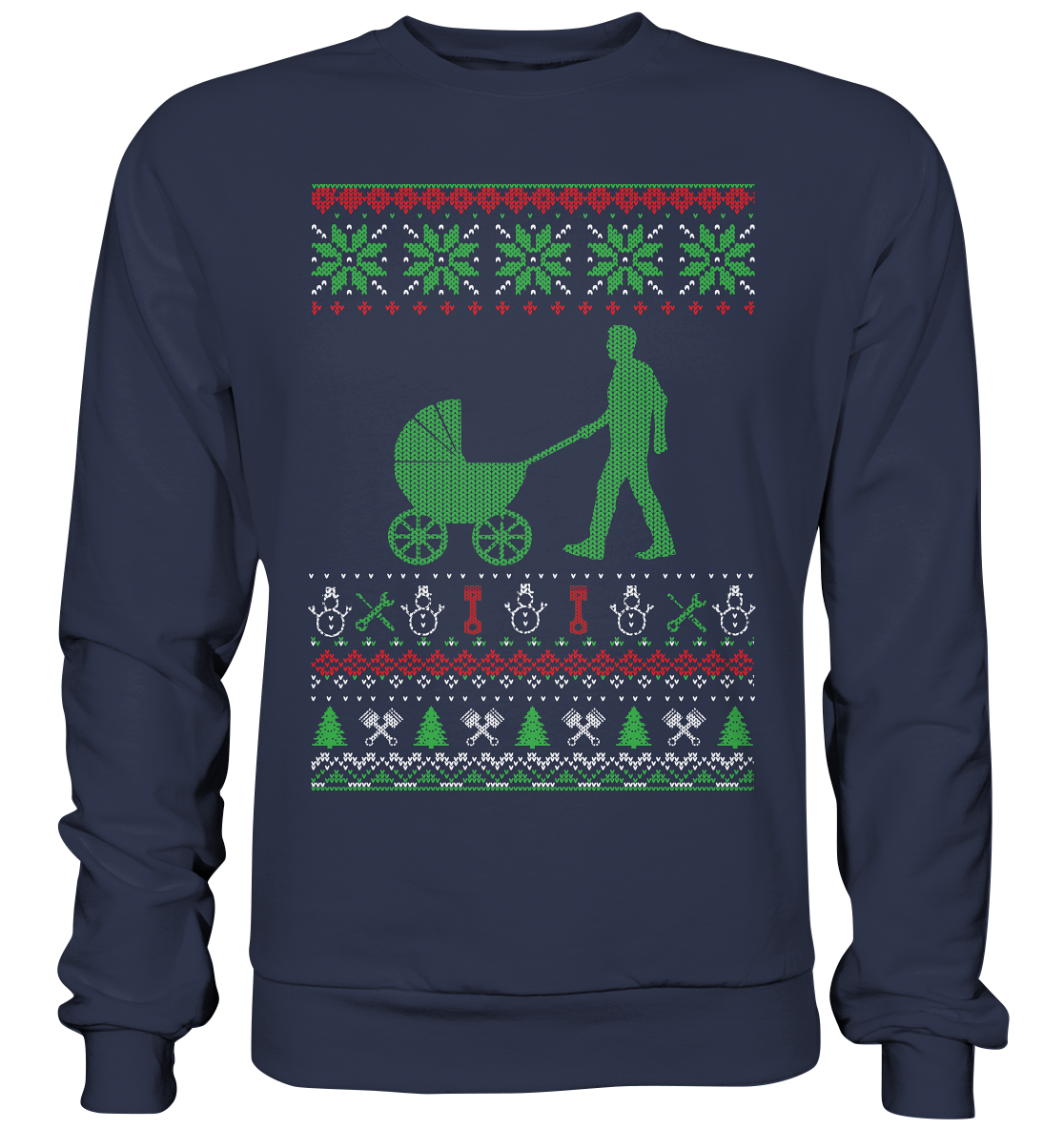 Allg_Walking Dad Ugly-Premium Sweatshirt