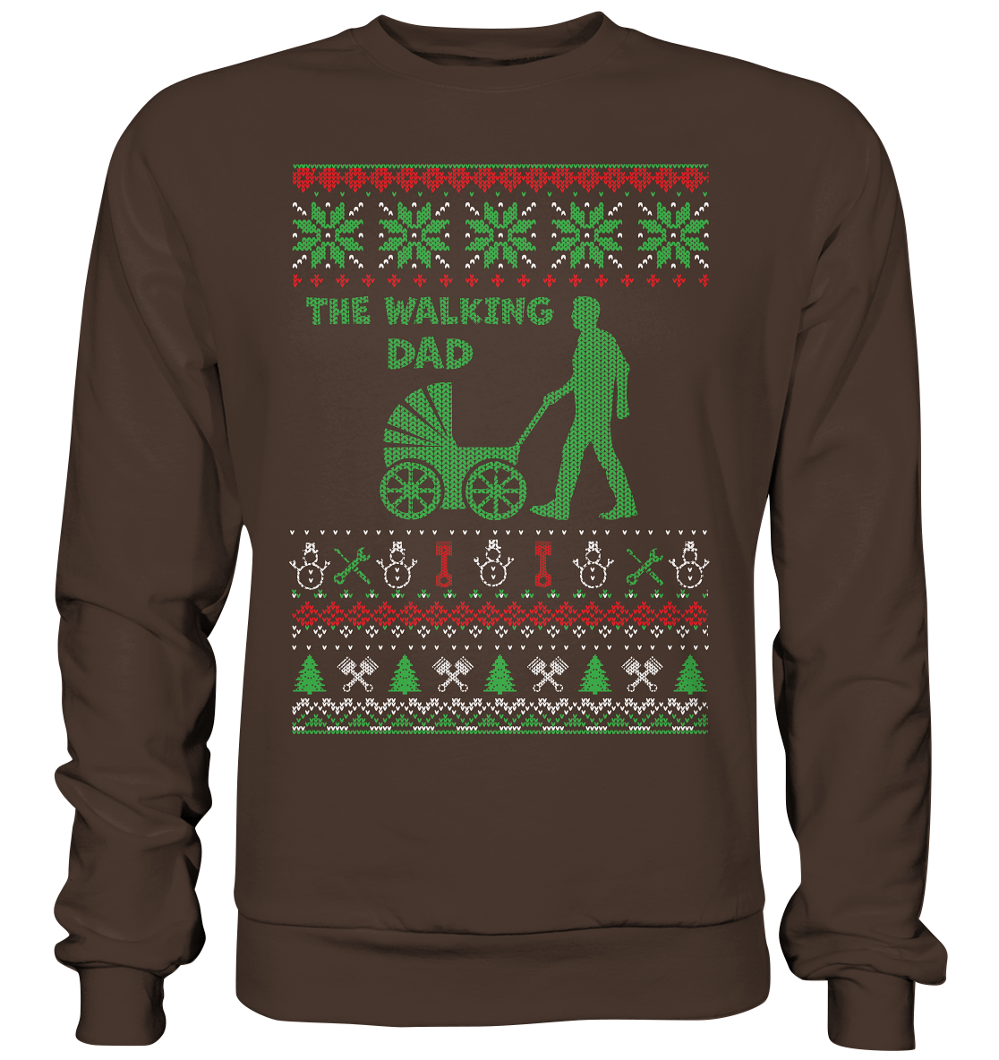 Allg_Walking Dad Ugly-Premium Sweatshirt