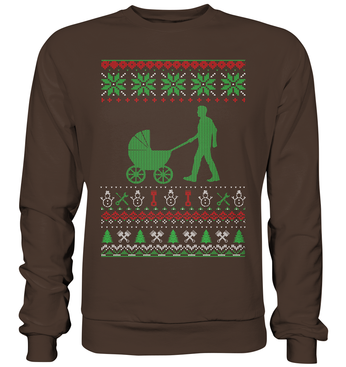 Allg_Walking Dad Ugly-Premium Sweatshirt