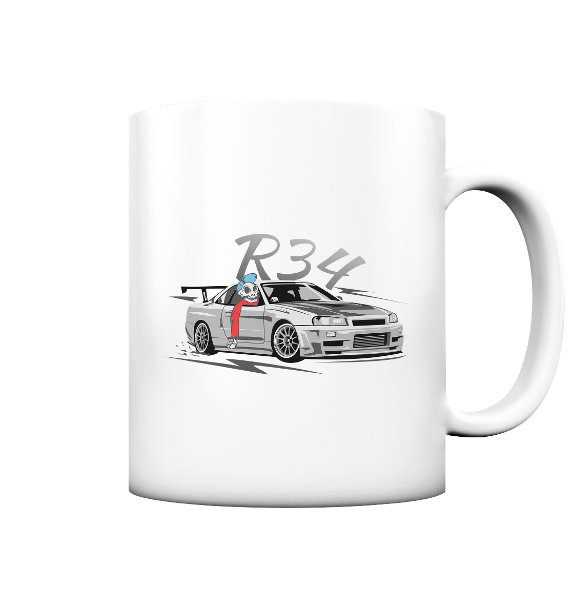 NGKGTRR34SKULL - Tasse (matt)