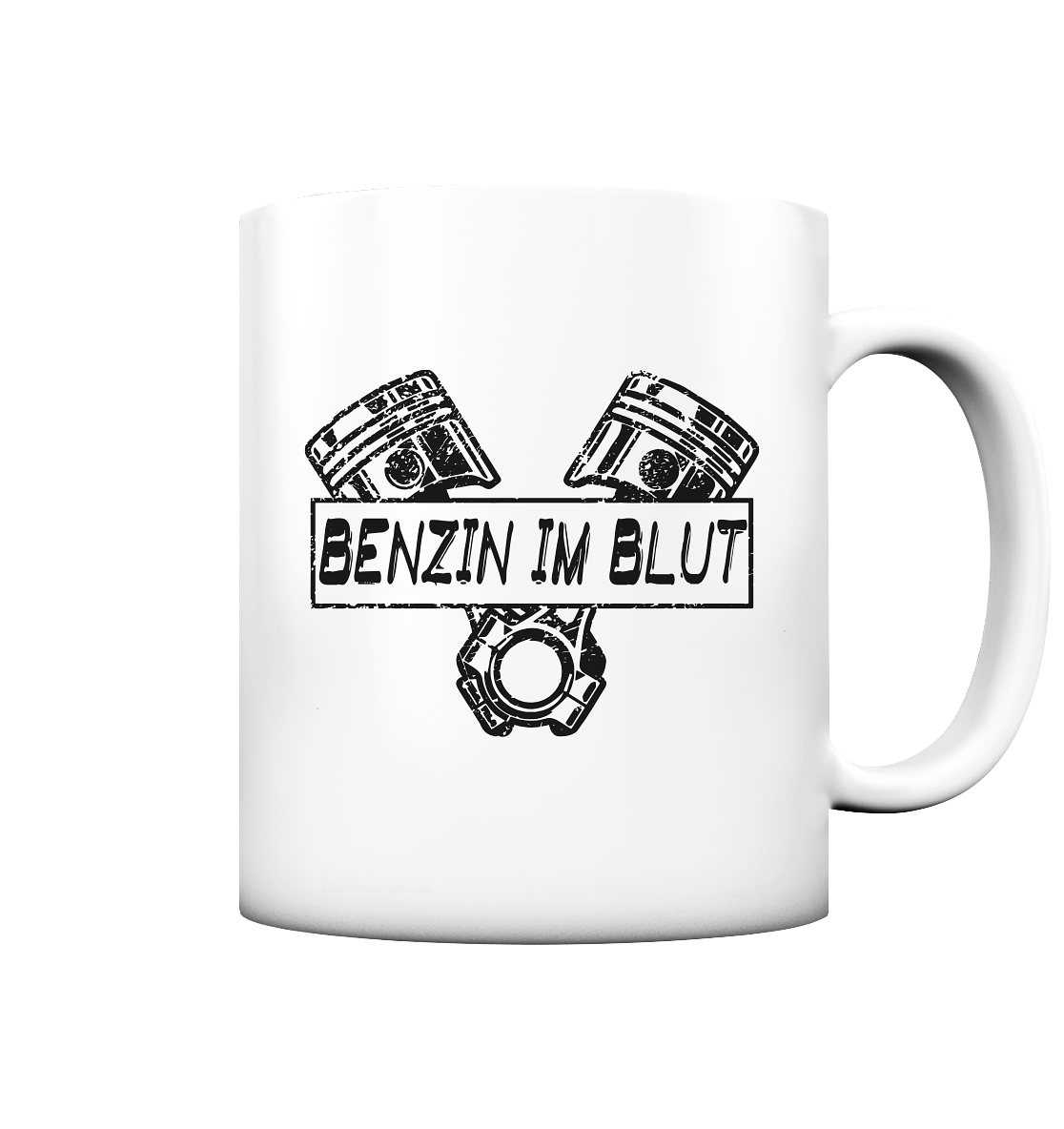 ALLG_Benzin im Blut - Tasse (matt)